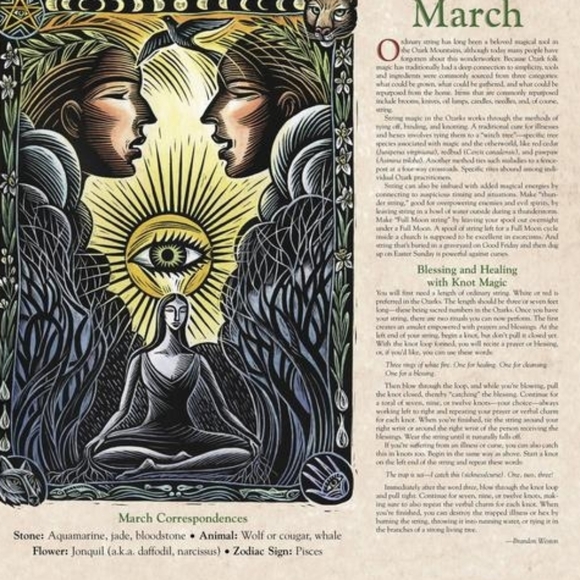 NEW Witches Wall Calendar 2026 - Picture 4 of 6